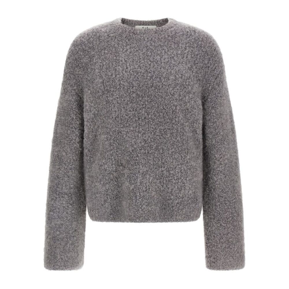 SÉFR Gray Fabric Men's Cardigan